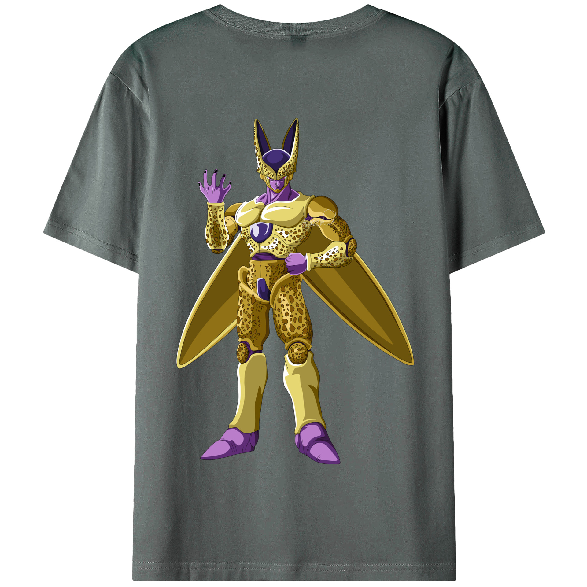 （画像用） ドラゴンボール セル DRAGON BALL Cell 綿100％半袖Tシャツ（背面プリント）